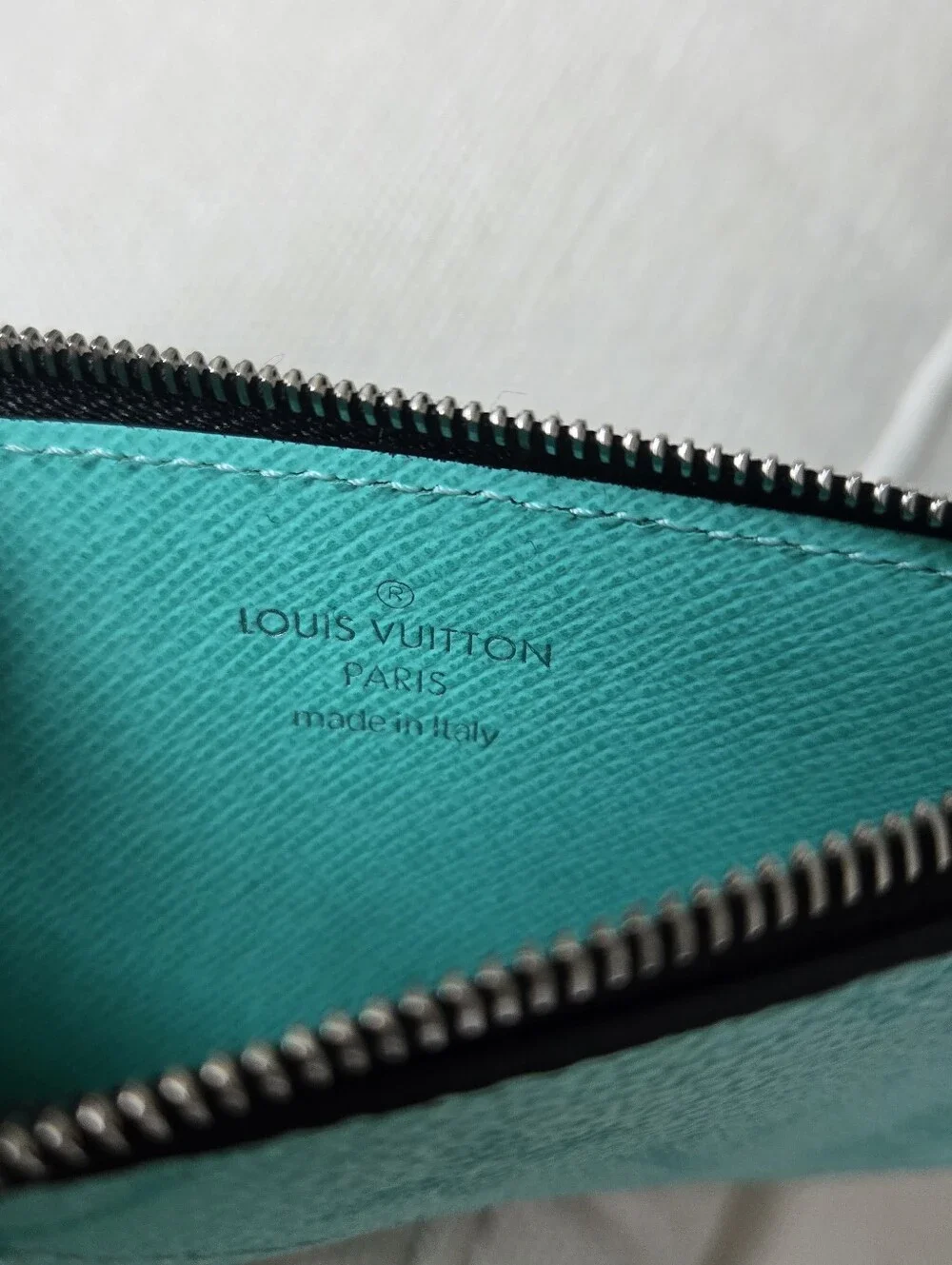 RARE❗️Louis Vuitton Miami Green Taigarama Coin Card Holder